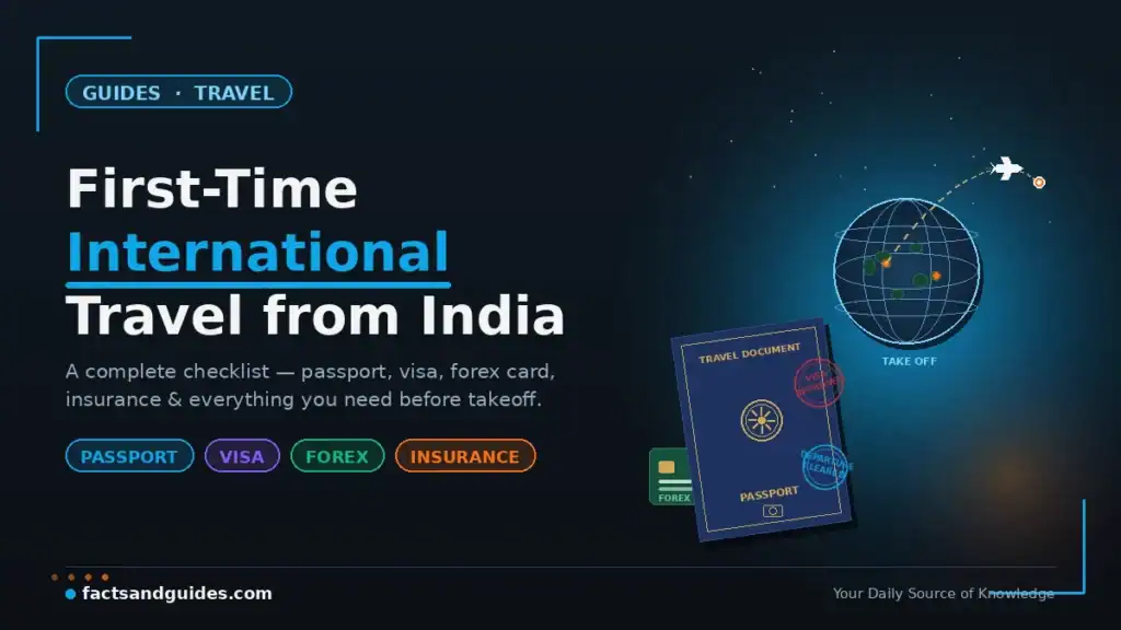 First-Time International Travel from India: A Complete Checklist and Guide