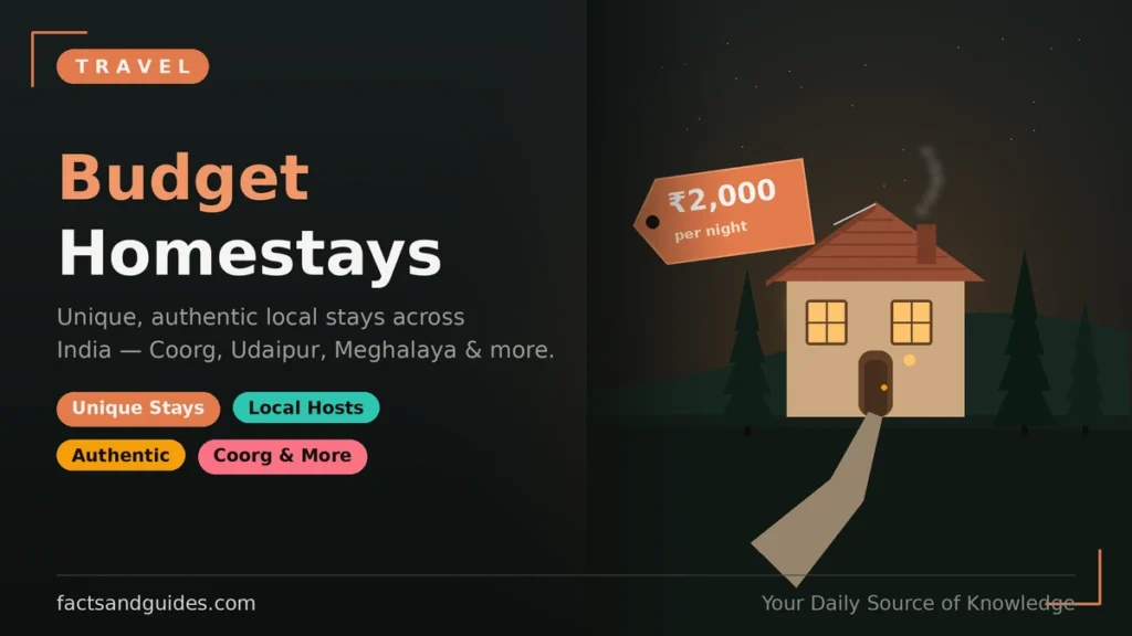 Best Budget Homestays in India: Unique Stays Under ₹2,000 Per Night