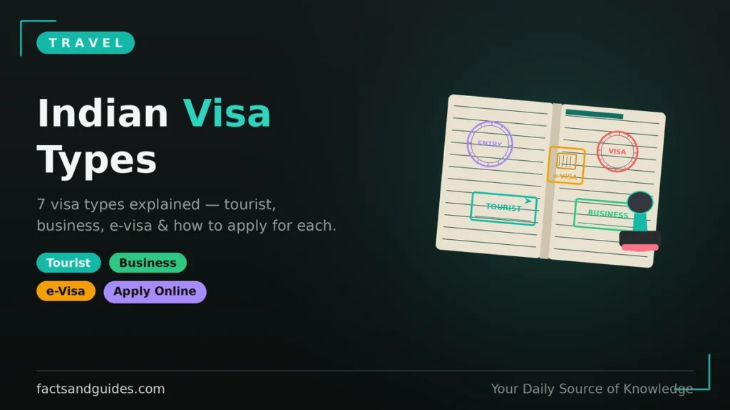 Indian Visa Types Explained: 7 Categories & How to Apply