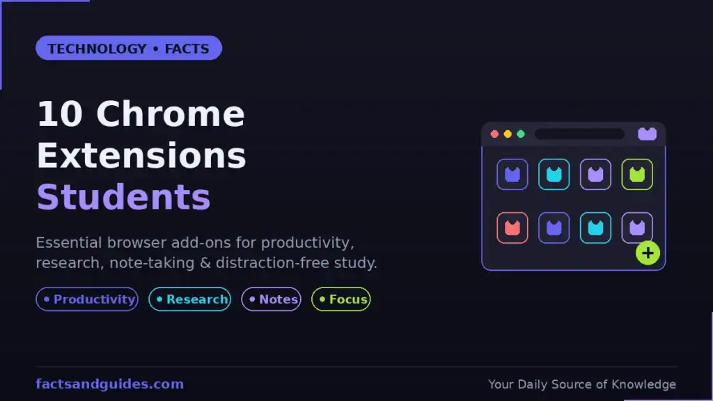 10 Chrome Extensions Every Student Should Install in 2026