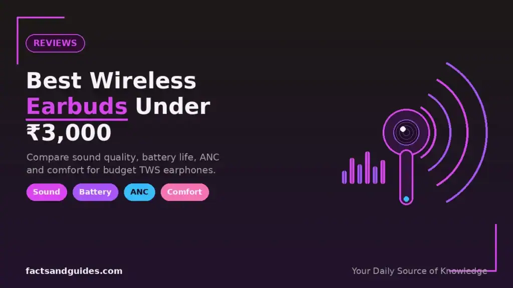Best Wireless Earbuds Under ₹3,000 (2026): Top Picks
