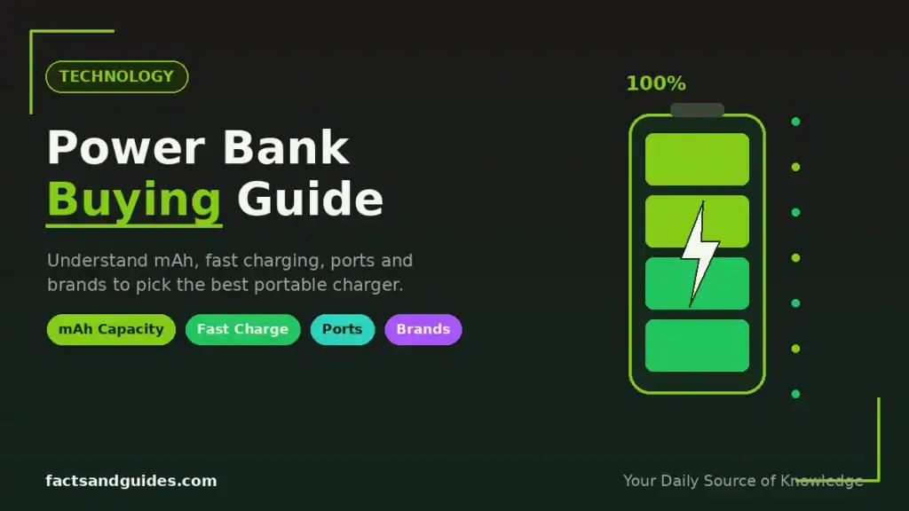 Power Bank Buying Guide: How to Choose the Right One